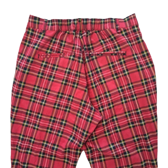 Hot Topic red plaid high rise pants - Picture 12 of 15